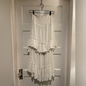 Free People Midi Flowy Skirt